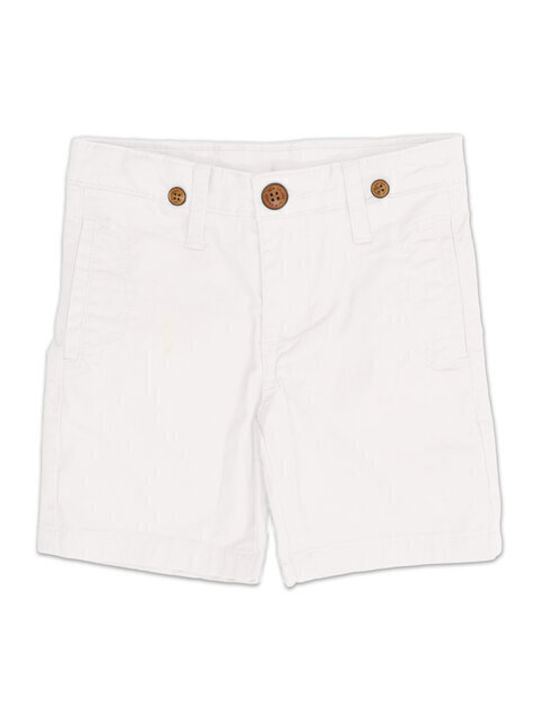 Kinder-Shorts/Bermudas Stoff Weiß