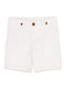 Kinder-Shorts/Bermudas Stoff Weiß