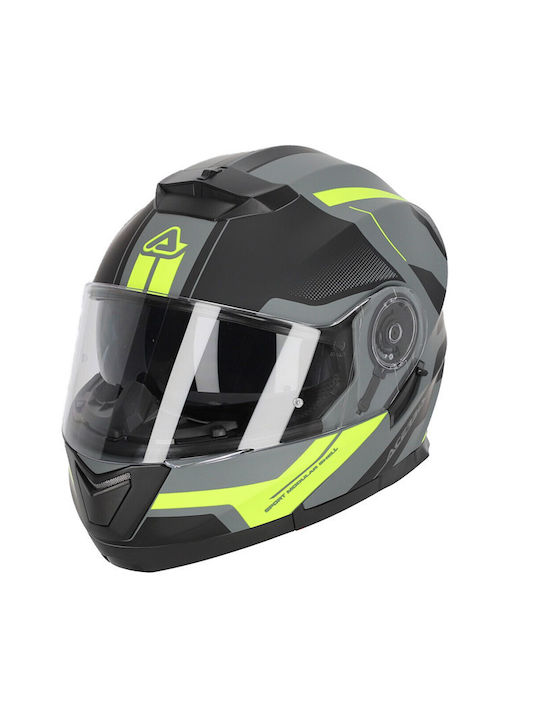 Acerbis Serel SV Full Face Helmet ECE 22.06 1650gr Black / Yellow Fluo 25201.444