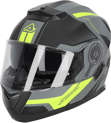 Acerbis Serel SV Full Face Helmet ECE 22.06 1650gr Black / Yellow Fluo 25201.444