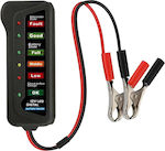 Digital Battery Tester with Crocodile Clips 102991