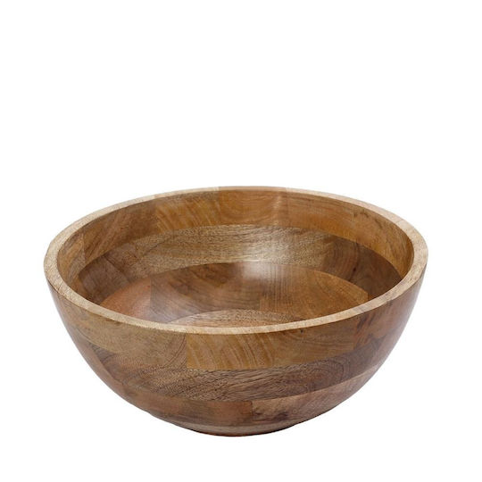 Espiel Mango Decorative Bowl Brown 30.4x30.4x12.7cm Espiel Mango Decorative Bowl Brown 30.4x30.4x12.7cm