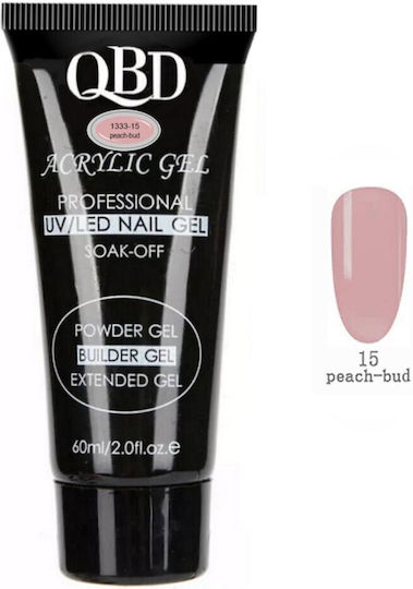 QBD Builder Gel Νυχιών 15 Peach Bud 60ml