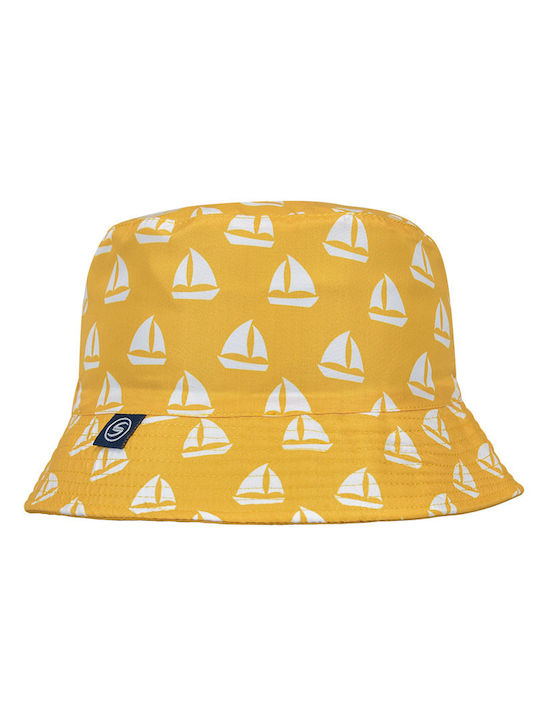 Stamion Παιδικό Καπέλο Bucket Υφασμάτινο Κίτρινο