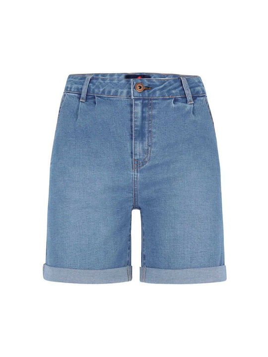 Volcano D‑LATYA Women's denim shorts - Blue