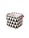 ecarla Children's Storage Basket made of Fabric White 31x31x31cm 1pcs