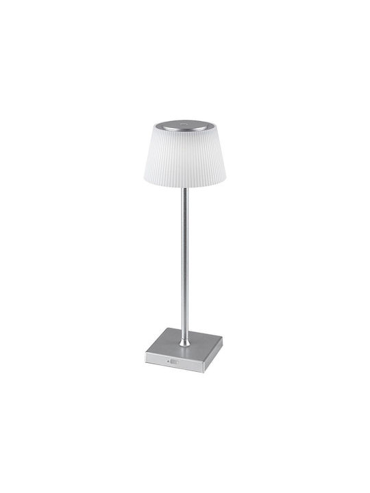 Rabalux Taena Modern Table Lamp Built-in LED White/Silver