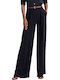 Damen Stoff Hose Marineblau