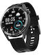 Tracer SM6 Opal Smartwatch με Παλμογράφο (Μαύρο)