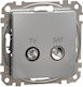 Schneider Electric Sedna TV- und Satellitenbuchse Terminal in Weiß Farbe SDD113471S