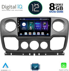Digital IQ Car Audio System for Opel Movano Renault Master Nissan NV400 (Bluetooth/USB/WiFi/GPS/Apple-Carplay)