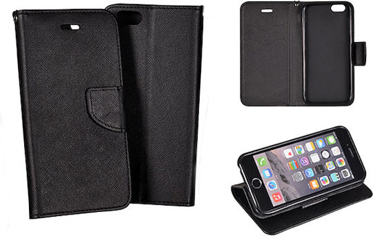 NetOne DIARY Wallet Δερματίνης Μαύρο (Realme 7 Pro)