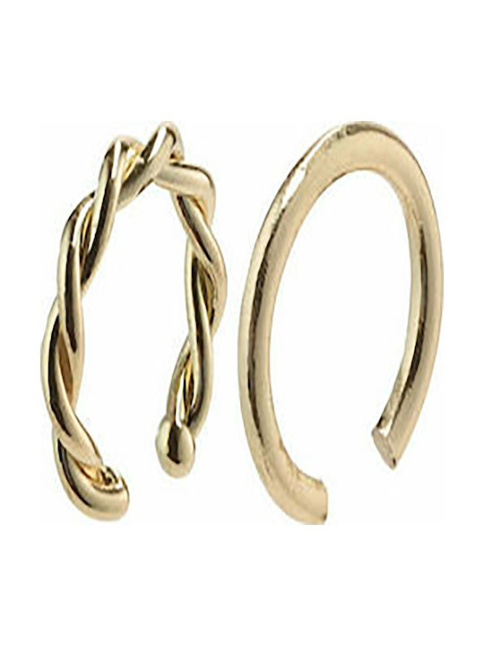 Pilgrim Earrings Hoops Gold Plated