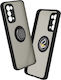 Techsuit Glinth Back Cover Σιλικόνης Μαύρο (Oppo Reno5 5G, Find X3 Lite 5G)