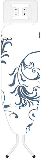 Vesta Basic Ironing Board for Steam Iron Foldable Floral Swirls 119x34x83cm