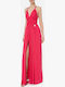 Summer Maxi Dress for Wedding - Christening Fuchsia