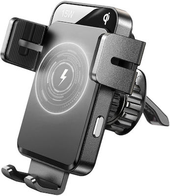 Joyroom Car Mount for Phone JR-ZS219 with Adjustable Hooks and Wireless Charging Black