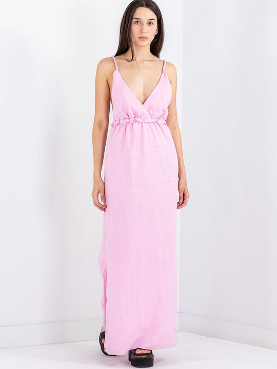 Scotch & Soda Summer Maxi Dress Memphis Pink