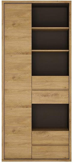Stockholm Plus Bookcase Beige 86x40x197cm