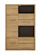 Bücherregal Stockholm Beige 86 x 40 x 132,1 cm
