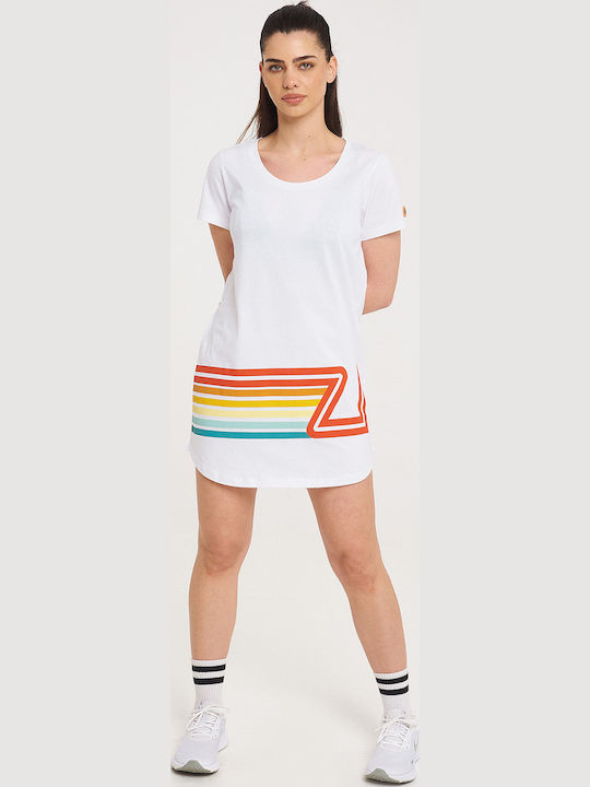 Zero Level Shun Damenkleid Sportlich Weiß