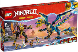 Lego Ninjago Elemental Dragon vs. The Empress Mech für 9+ Jahre