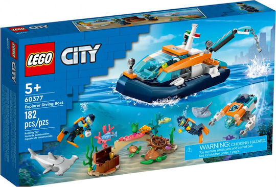 Lego City Explorer Diving Boat for 5+ Years