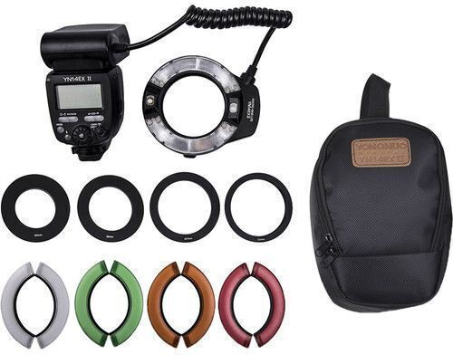 Yongnuo YN-14EX II TTL Светкавица Макро Ринг Комплект за Canon Фотоапарати