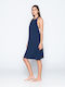 Luna Women's Mini Dress Beachwear Blue
