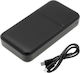 Cameron Sino HYG062 Power Bank 30000mAh με 2 Θύρες USB-A Μαύρο