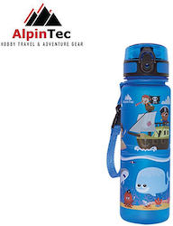 AlpinPro Πλαστικό Παγούρι Alpintec σε Μπλε χρώμα 500ml