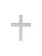 Q-Jewellery Men's White Gold Cross 14K