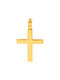 Q-Jewellery Men's Gold Cross 14K