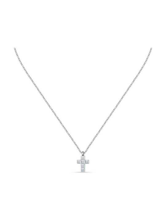Morellato Men's Cross from Steel with Chain