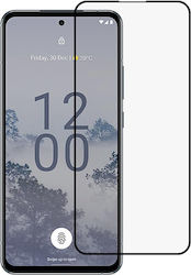 Vollkleber Vollflächig gehärtetes Glas Schwarz (Nokia X30 5G) 660402638A