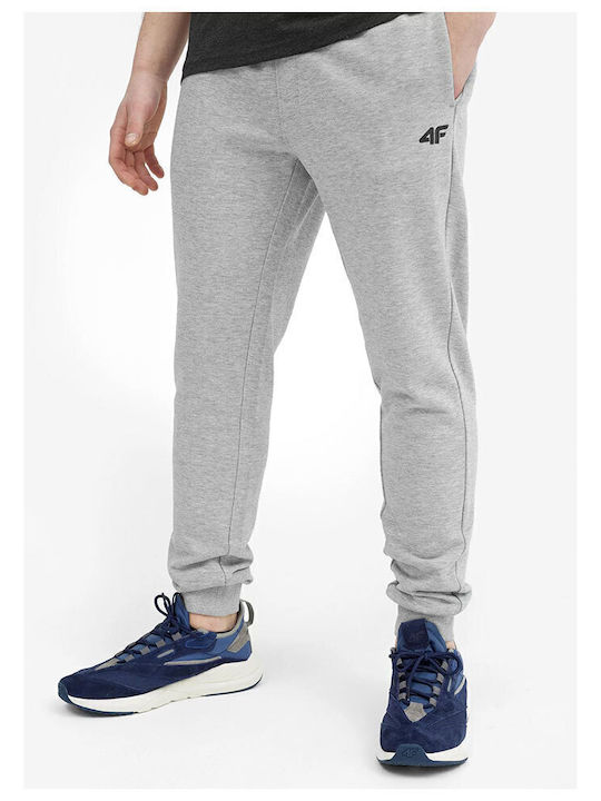 Sweatpants with Elastic Gray