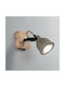 Fan Europe Μονό Σποτ με Ντουί GU10 σε Γκρι Χρώμα