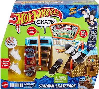 Mattel Miniatur-Spielzeug HOT WHEELS ΠΙΣΤΑ SKATE STADIUM SKATEPARK