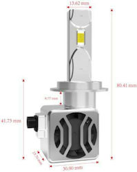YAO Lamps H7 LED Cold White 2pcs