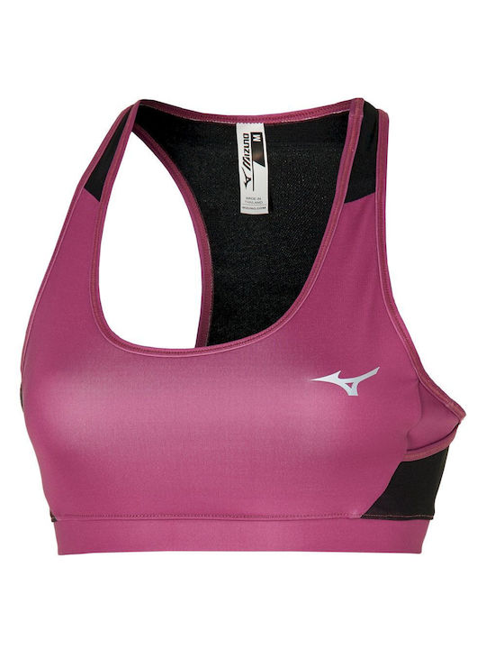 Mizuno Alpha Women's Sports Bra without Padding Magenta Haze