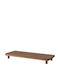 Excellent Houseware Πλατώ Σερβιρίσματος Τυριών Ξύλινο 36x14.5x3εκ.