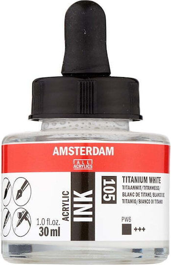 Royal Talens Amsterdam All Acrylics Acrylic Paint Set Titanium White 105 30ml 1Stück