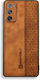Bodycell Pattern Back Cover Piele Maro (Galaxy ...