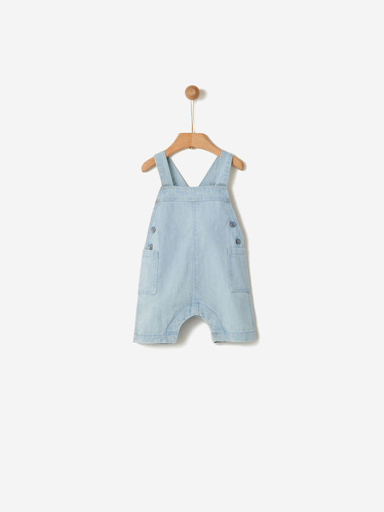 Yell Oh! Baby Bodysuit Set Sleeveless with Pants Light Blue