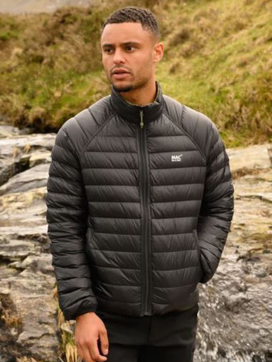 Winter Jacke Puffer Khaki Black