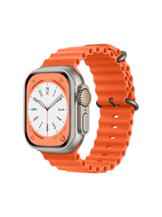 Techsuit Strap Silicone Orange (Apple Watch 42/44/45mm) 5949419015333