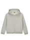 Vilebrequin Boys Fleece Hooded Sweatshirt with Zipper Gray