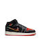 Nike Pantofi sport pentru copii Mare Air Jordan 1 Negru / Sail / Chile Red