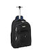 Diplomat Fabric Backpack Waterproof Black