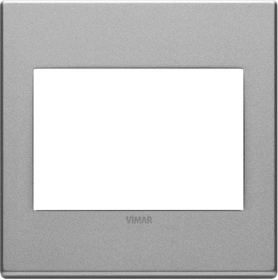 Vimar Στοιχείων BS Next Eikon Switch Frame Silver 22648.02